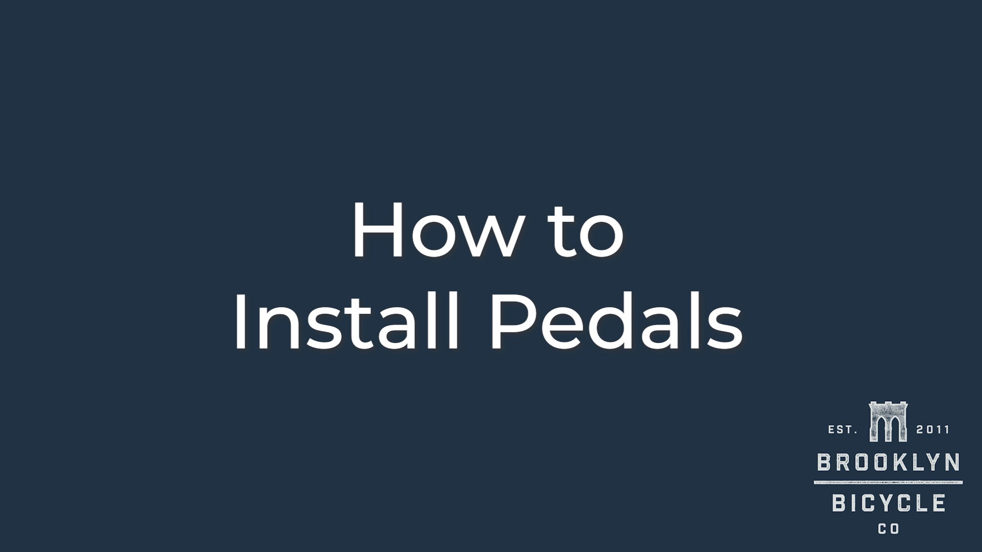 How to Install Pedals