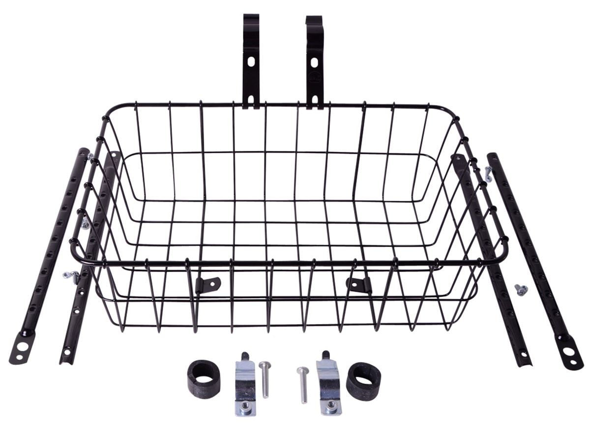 WALD 137 Front Basket sort - cykelkurv